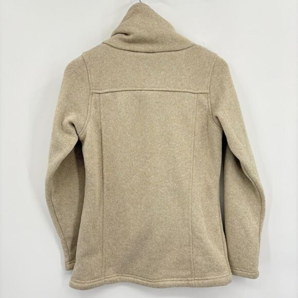 Columbia Cowl Neck Tan Pullover Sweatshirt, Sz Small, Outdoor Fleece Gorpcore - Picture 2 of 8